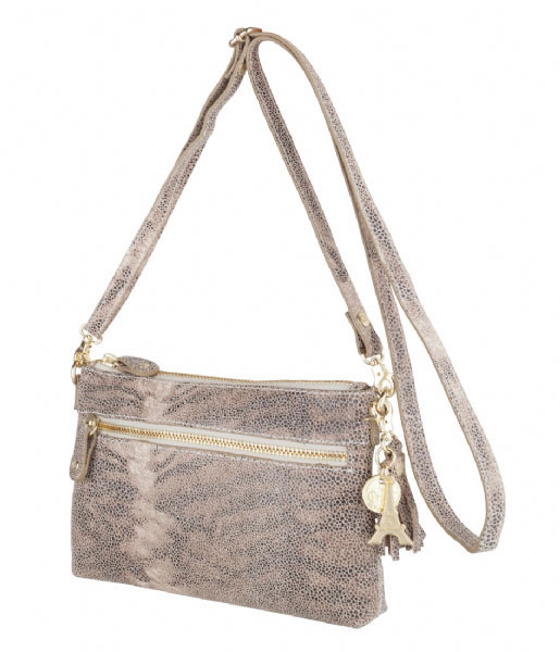 LouLou Essentiels Clutch Pouch Tiger Lily taupe